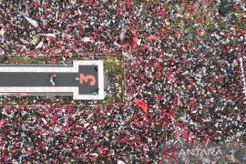 PDI Perjuangan unggul 16,78 persen di hitung cepat sementara Indikator Politik