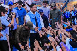 600 ribu massa padati GBK bukti visi misi Prabowo - Gibran diterima