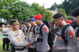 Polres Bangka Selatan kerahkan 204 OMB amankan 555 TPS