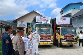 Polres Taput terjunkan 31 personel kawal pendistribusian logistik Pemilu