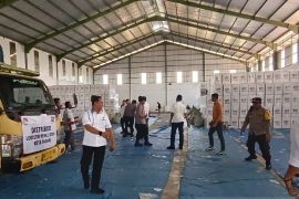 Polresta Padang kawal penyaluran 4.720 kotak suara Pemilu 2024