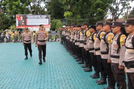 Kapolres Tapin sebar ratusan anggota amankan TPS