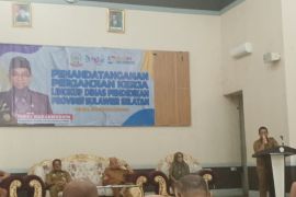 Pejabat dan staf Dinas Pendidikan Sulsel teken perjanjian kerja