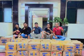 Polisi gelar razia miras jamin keamanan Pemilu di Gorontalo