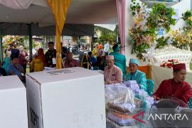 Unik, TPS di Pekanbaru usung tema pernikahan