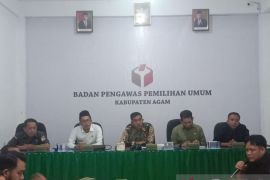 Bawaslu Agam terima tiga laporan dugaan pelanggaran masa tenang Pemilu