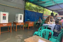 KPU menggelar pemilu lanjutan di 18 TPS Jakut