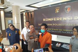 Polrestabes Palembang: oknum linmas bacok  ketua KPPS terancam 2 tahun
