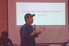 ANTARA bekali fotografi kepada mahasiswa di Jakarta