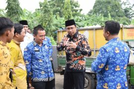 Pemkab Sidoarjo betonisasi Jalan Sidomojo Krian