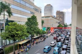 Unjuk rasa di depan Bawaslu RI sebabkan kemacetan