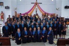 Wabup Sanggau hadiri Misa Syukur Pelantikan WKRI Stasi Entulu Meliau