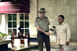 Prabowo terima kunjungan Panglima Tentara Australia di Kemhan