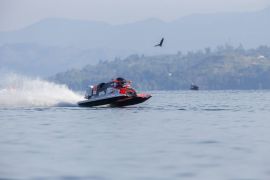 Kejuaraan dunia F1Powerboat Danau Toba dirangkai dengan Kejuaraan Nasional Aquabike