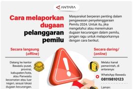 Cara melaporkan dugaan pelanggaran pemilu