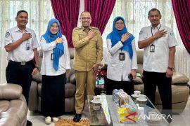 Pj. Bupati Tapteng terima kunjungan Kepala BPJS Kesehatan Sibolga