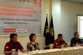 Kanwil Kememkumham data 84 orang asing  di Ambon hingga saat ini