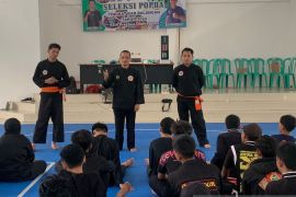 Puluhan remaja Balangan ikuti seleksi pencak silat untuk POPDA 2024