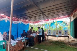 Partisipasi pemilih rendah di PSU TPS 5 Napal, hanya 193 dari 256 warga memilih