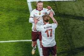 Cetak lima gol, Haaland puji kecerdasan De Bruyne