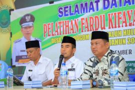 Pelatihan fardhu kifayah di Pulodogom dapat apresiasi Wabup Labura