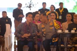 Dihadiri Gibran, Mangkunegara X gelar upacara dua tahun bertahta