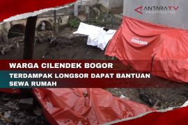 Warga Cilendek Bogor terdampak longsor dapat bantuan sewa rumah
