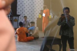 Rekonstruksi santri meninggal di pesantren Kediri