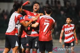 Liga 1 - Penalti Brandao amankan kemenangan Bhayangkara atas Madura