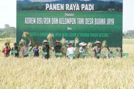 Korem 091 Samarinda dukung petani wujudkan ketahanan pangan