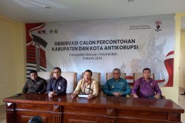 Gianyar dinilai KPK jadi kabupaten percontohan bebas korupsi