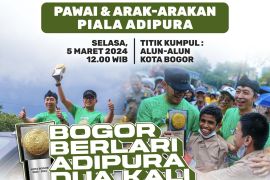 Polresta Bogor Kota atur lalu lintas saat pawai Piala Adipura