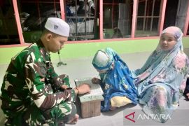 Satgas TMMD Kodim Banjarmasin jadi guru ngaji  di daerah terluar
