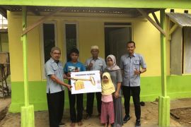 UPZ Baznas Semen Padang bangunkan rumah baru untuk janda tiga anak di Batu Gadang