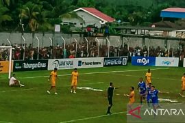 PSBS Biak menang 3-0 lawan Semen Padang di leg pertama final Liga 2
