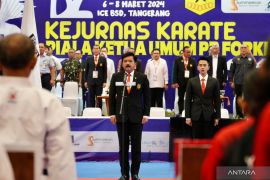 Hadi cari bibit atlet karate untuk tampil di tingkat internasional