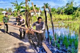 TNI-Polri rampungkan infrastruktur program Satgas TMMD Kodim Banjarmasin