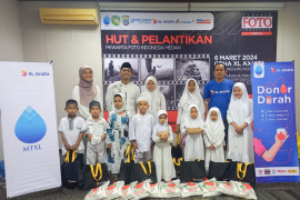 XL Axiata gandeng komunitas jurnalis gelar donor darah dan santunan yatim duafa