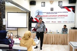 Kanwil Kemenkumham Jambi Sosialisasi layanan Apostille di Tebo