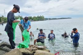 DLHP-UPT KLHK kumpulkan sampah plastik di Manokwari 1,25 ton