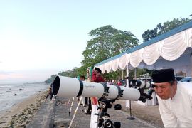 Kemenag Belitung pantau hilal 1 Ramadhan 1445 Hijriah di pantai Tanjung Pendam
