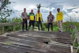 Pj Bupati HSS tinjau daerah perlu perbaikan infrastruktur di Simpur