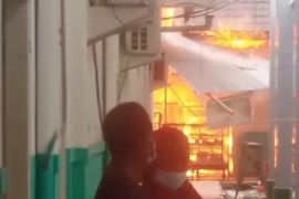 Kebakaran RSUD Dunda diduga karena hubungan arus pendek listrik