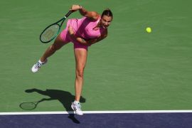 Aryna Sabalenka singkirkan Raducanu pada babak ketiga Indian Wells