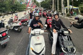 Puluhan komunitas IMHB semarakkan launching New Honda Stylo 160