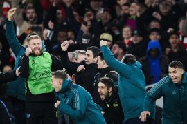 Arteta: suporter berperan penting saat hancurkan Madrid