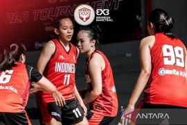 Timnas basket 3X3 jalani pertandingan uji coba sebelum ke Singapura