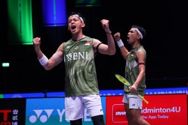 Fajar/Rian juara ganda putra All England 2024