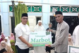 Safari Ramadhan ke Masjid Al-Hasanah yang sedang dibangun, Pemkot Pangkalpinang berikan bantuan dana hibah
