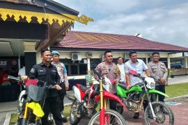 Enam pencuri motor di Inhu ditangkap, hasilnya untuk foya-foya dan judi